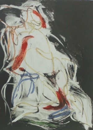 Monotypes - Charcoal and Figures - 15